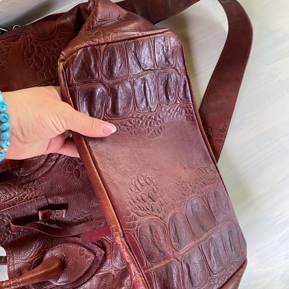 Large Let and Her Contemporary genuine leather bag with wide crossbody s… - Picture 6 of 16